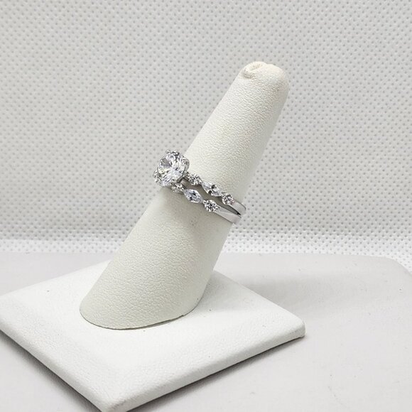 Brand New Sterling Silver 925 2pcs Multi Gemstone Ring - Picture 4 of 5